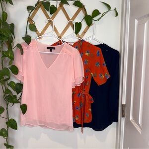 BUNDLE Banana Republic Sienna Sky and The Limited Top